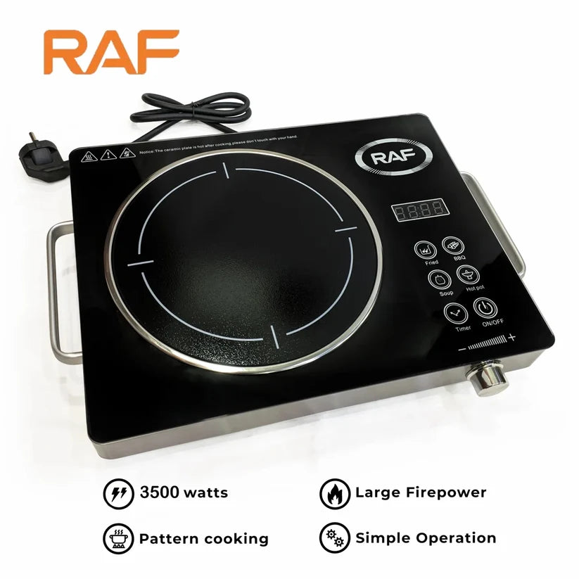 RAF Infrared Cooker & Hot Plate  – Multifunction & Digital Display – 3500W -1 Year Warranty