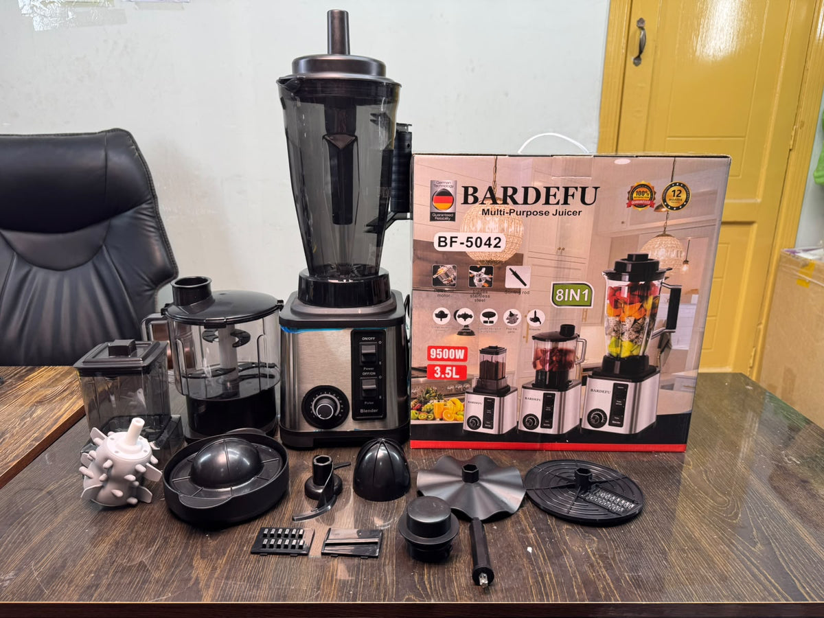 BARDEFU BF-5042 Prestige 8-in-1 Multi-Function Juicer & Blender | 3.5L | 9500W