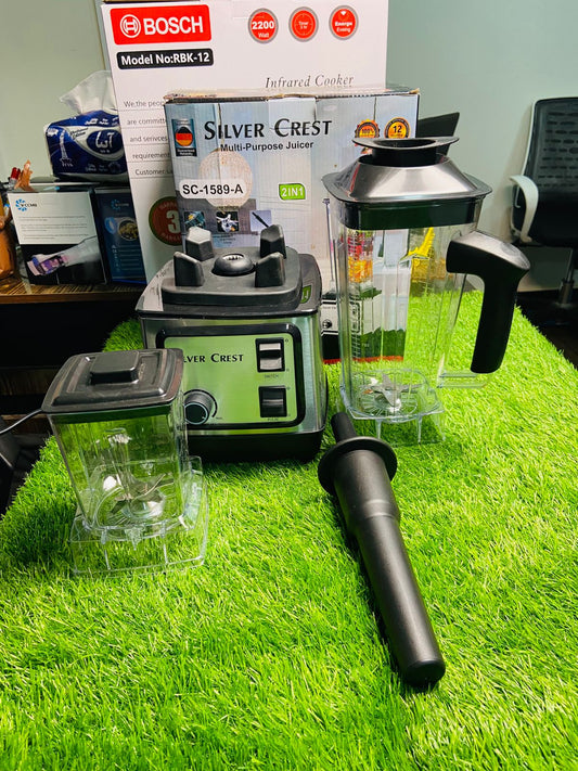 Silver Crest 2-in-1 Blender & Grinder SC-1589-A
